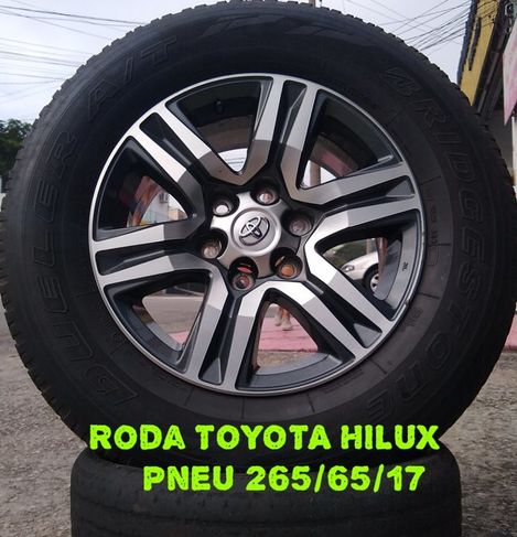 Rodas Originais Toyota Hilux + Pneus 265/65/17 - 17x7 6x139