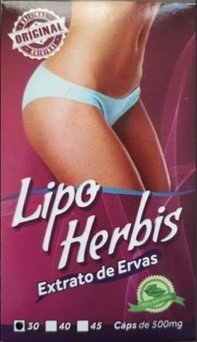 Lipo Herbis 30 Cápsulas - Emagrecedor - Suplemento Original
