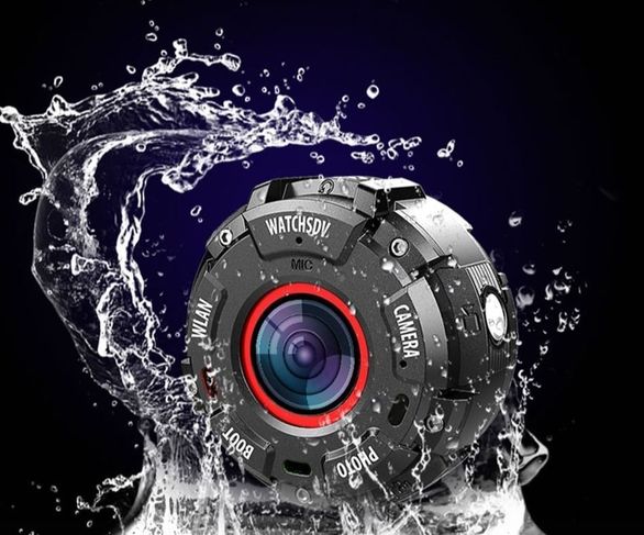 Câmera Full Hd 1080 à Prova D 'água 30 Metros 8mp com Relógio e Wi-