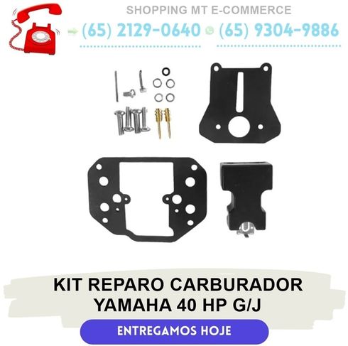 Kit Reparo Carburador Yamaha 40 Hp G / J