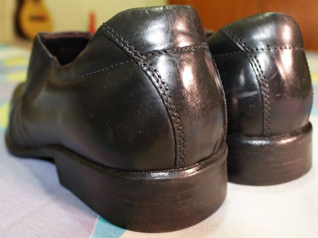 Sapato Social Masculino de Couro, Preto, da Marca Cns