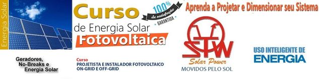 Curso de Instalador + Projetista em Energia Solar Fotovoltaica