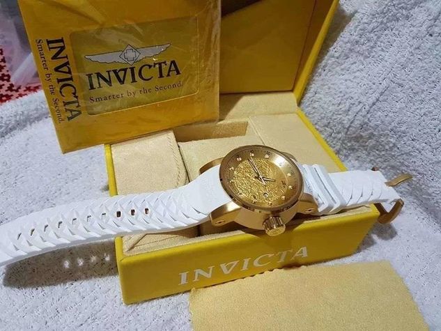Relógio Invicta Yakuza S1 Dragon Automático Branco