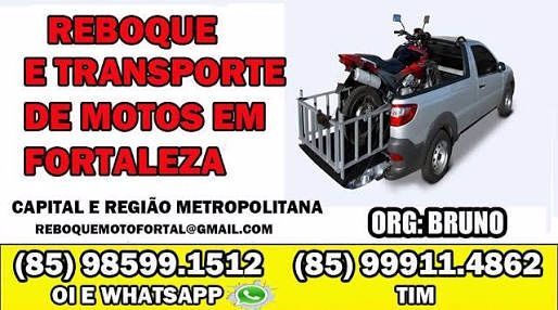 Reboque de Moto em Fortaleza,
