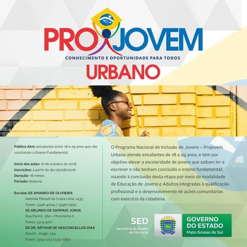 Projovem Urbano 2018