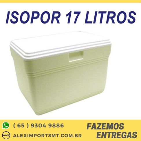 Caixa de Isopor 17 Litros ( Entregamos ) Tradicional