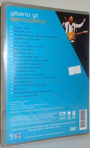 DVD Gilberto Gil - Eletracústico
