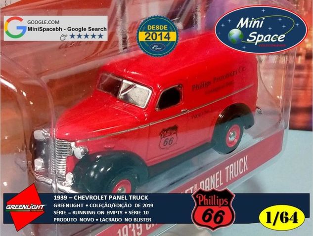 Greenlight 1939 Chevrolet Panel Truck Logo Phillips 1/64