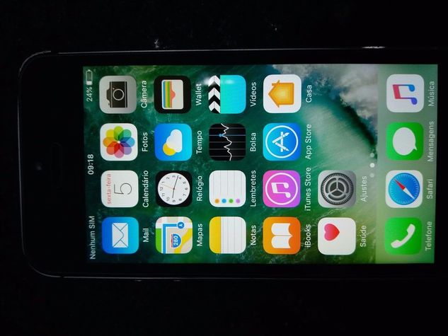 I Phone 5s 16gb, Chumbo/ único Dono/bateria Nova/revisado
