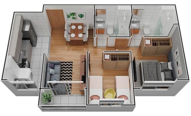 Apartamentos pelo Plano Minha Casa Minha Vida