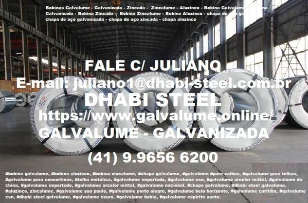 Galvalume 0,40 X 1.200 Chapa 28 Dhabi Steel