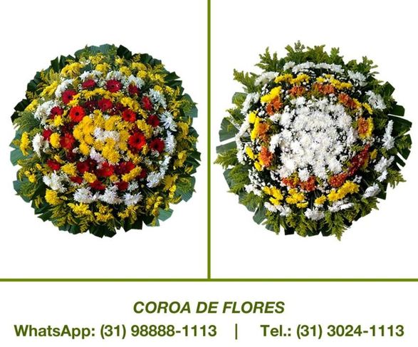 Itaúna MG Coroas de Flores Velório Cemitério Central em Itaúna MG Cor