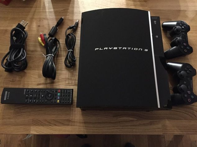 Sony Playstation 3 80gb Piano Black Console (cech L01) + 15 Jogos