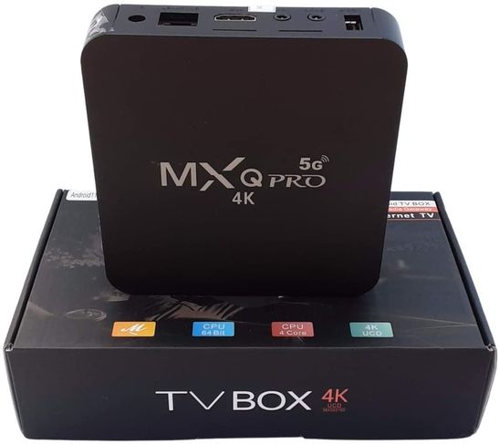 TV Box Smart Andoird 4k 10.0 5g Ram 4gb + 64gb - Mx Q Pro
