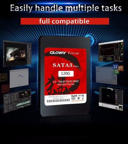 Hd SSD 120gb Gloway 2.5 Sata 3.0 Notebook,desktop Kp-u7