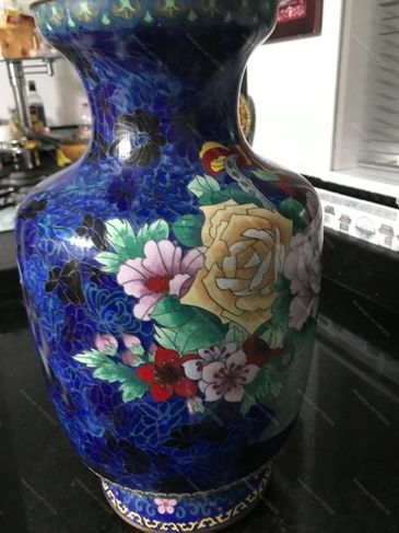Vaso Azul Chinês Importado