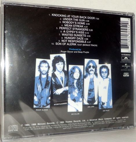 CD Deep Purple - Perfect Strangers (com 2 Faixas Bonus)