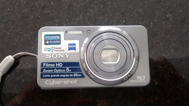 Câmera Fotográfica Sony Cyber-shot 16,1 - Completa Usado Pouquíssimas