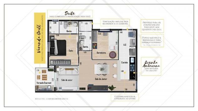 Apartamento com 2 Dorms em Santo André - Paraíso por 360 Mil à Venda