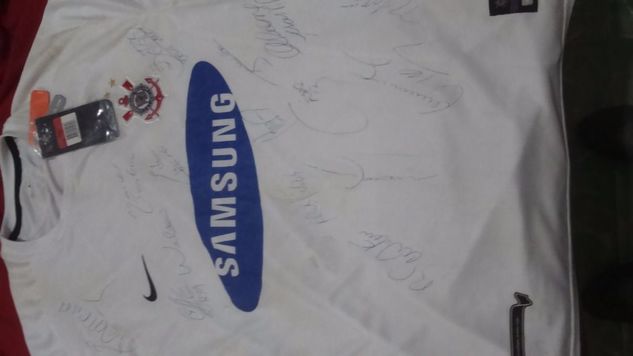 Camisa do Corinthians Autografada por 15 Jogadores em 2006