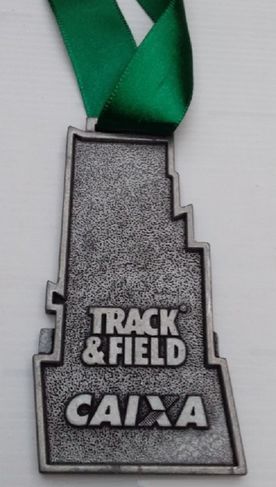 Medalha Corrida Track & Field Run Atletismo Esporte Center Norte 105mm