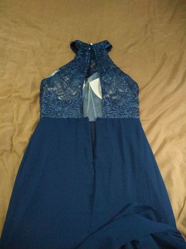 Vestido de Festa Azul Marinho