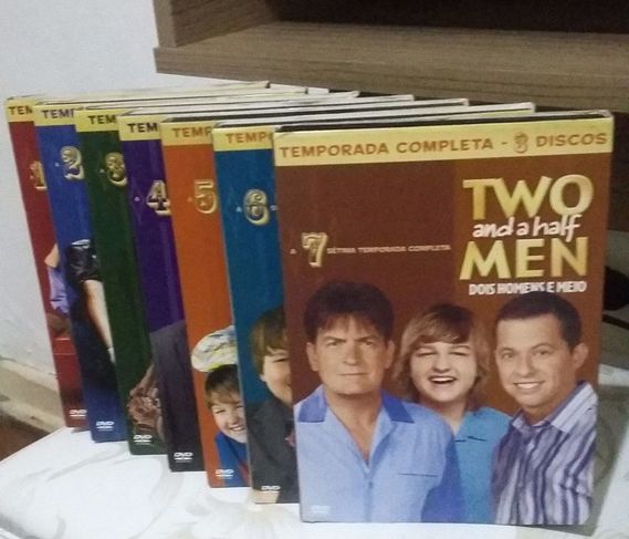 Two And a Half Men 1ª a 7ª Temporada Original Novo