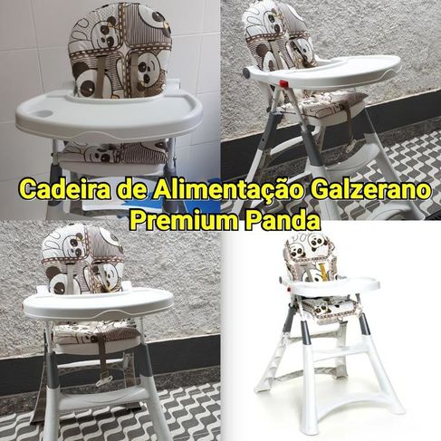 Cadeira Alta Premium Galzerano Panda Seminova