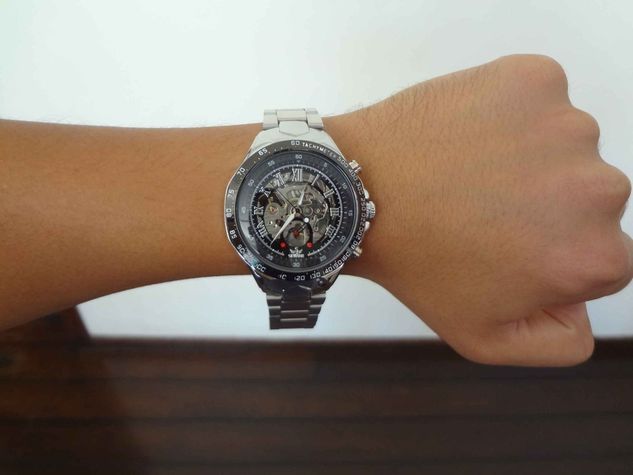 Relógio Automático Top Sewor em Aço Inoxidável 100% Novo e Original