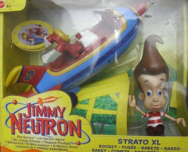 Jimmy Neutron Boneco + Foguete Turbo e Ejetor Strato XL na Caixa / Toy
