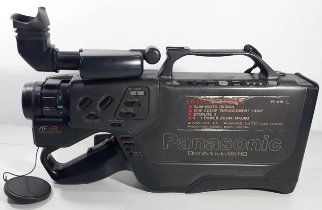 Filmadora Panasonic Pv-610 Completa - Raridade ! p/ Colecionadores