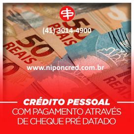 Empréstimo Pessoal com Cheque Pré-datado Niponcred Curitiba