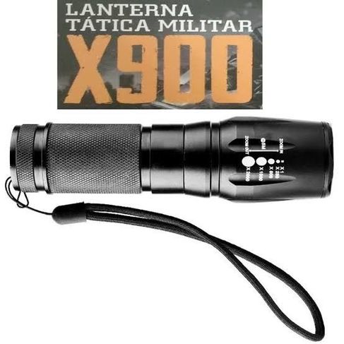 Lanterna Tática Militar de Led X900 Nova