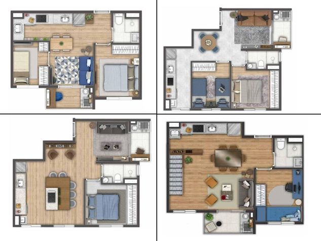 Apartamento 28 m2 - Habitat Santa Cecilia