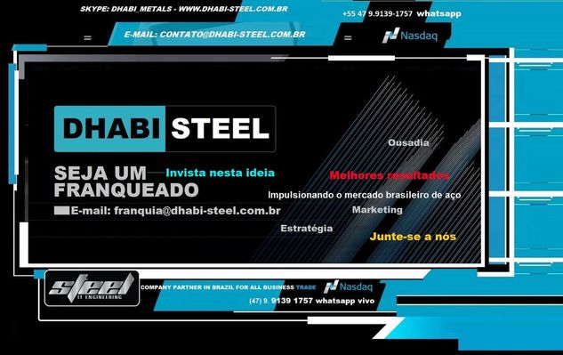 Forte na Comercialização de Chapas de Aço Dhabi Steel