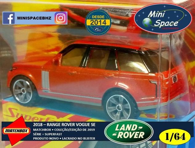 Matchbox 2018 Range Rover Vogue SE Superfast 1/64