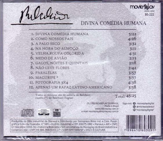 CD Belchior - Divina Comédia Humana