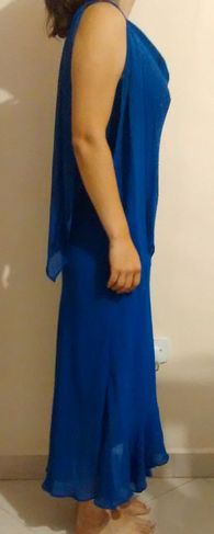 Vestido de Festa Cor Azul Royal