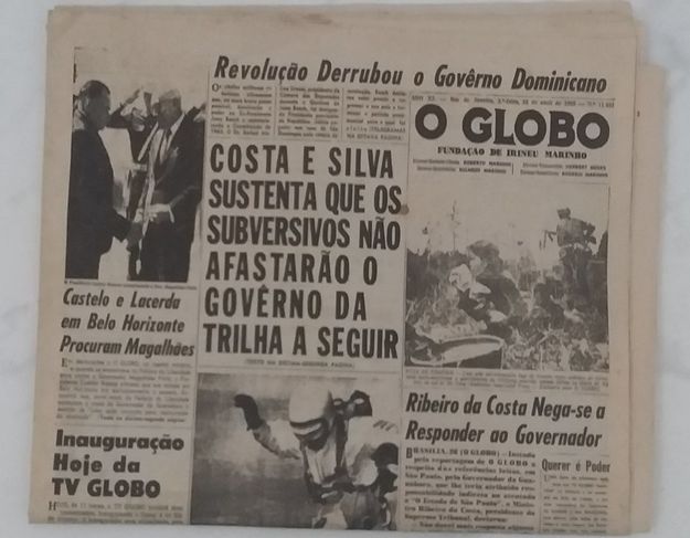 Jornal o Globo de 1965