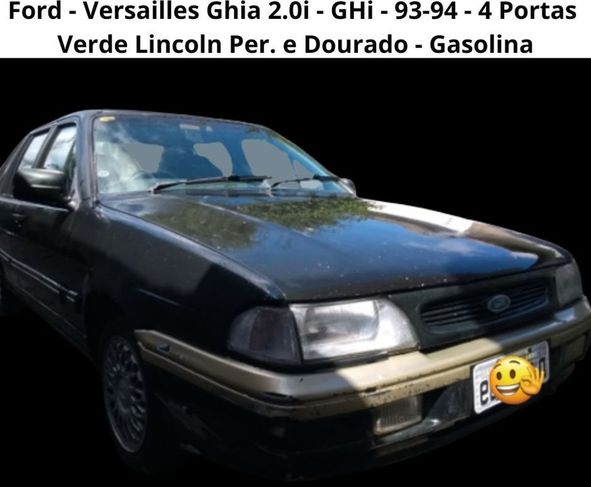 Ford - Versailles Ghia 2.0i - Ghi - 93-94 - 4 Portas - Verde Lincoln P