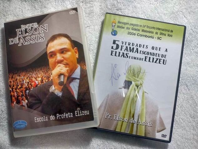Kit 2 DVD Evangélicos Pregação Pastor Elson de Assis
