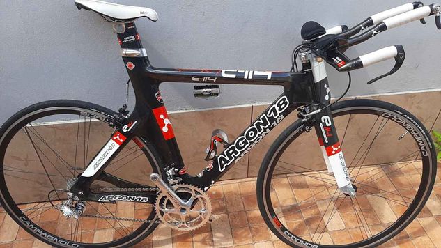 Bike Tt Triathlon Argon 18 Speed Carbono