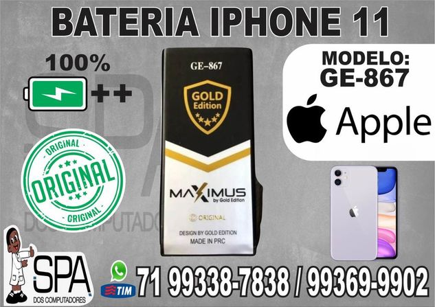 Bateria Original Apple Iphone 11 em Salvador BA