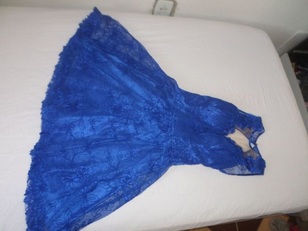 Vestido na Cor Azul Royal para Madrinha de Casamento ou Formatura