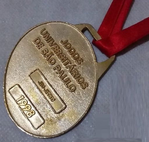 Medalha Oficial Federação Campeão Fupe SP Ouro Jiu-jitsu