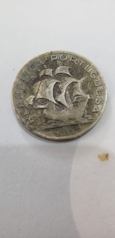 Portugal 5 Escudos 1933 Silver