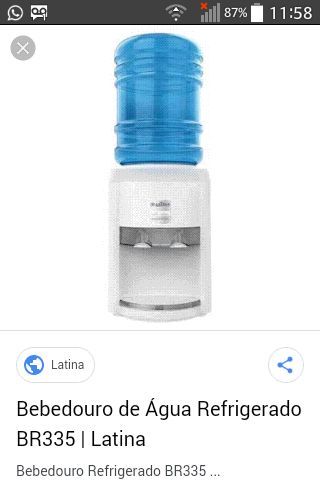 Bebedouro de água Refrigerado Latina