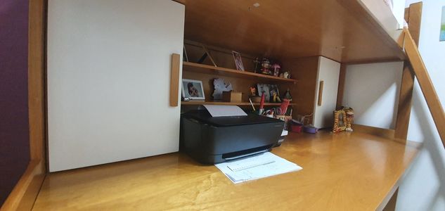 Beliche Bicama com Escrivaninha em Madeira Maciça