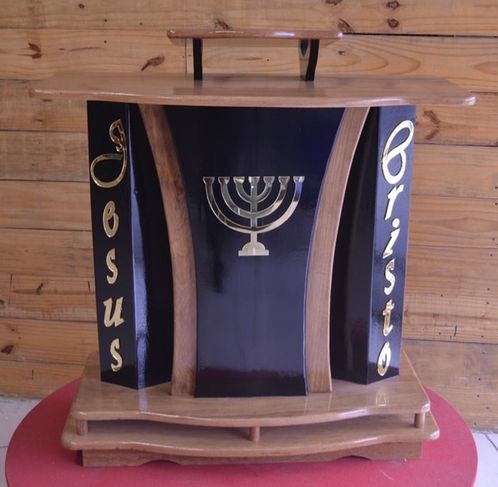 Púlpito de Acrílico Modelo-abraão para Igrejas e Capelas
