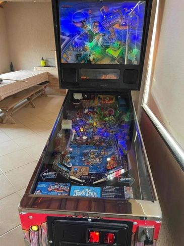 Fliperama Arcade Pinball Willians Portatil Junk Yard Usado